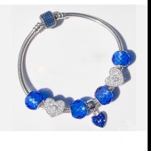 PANDORA Blue Pave Bracelet